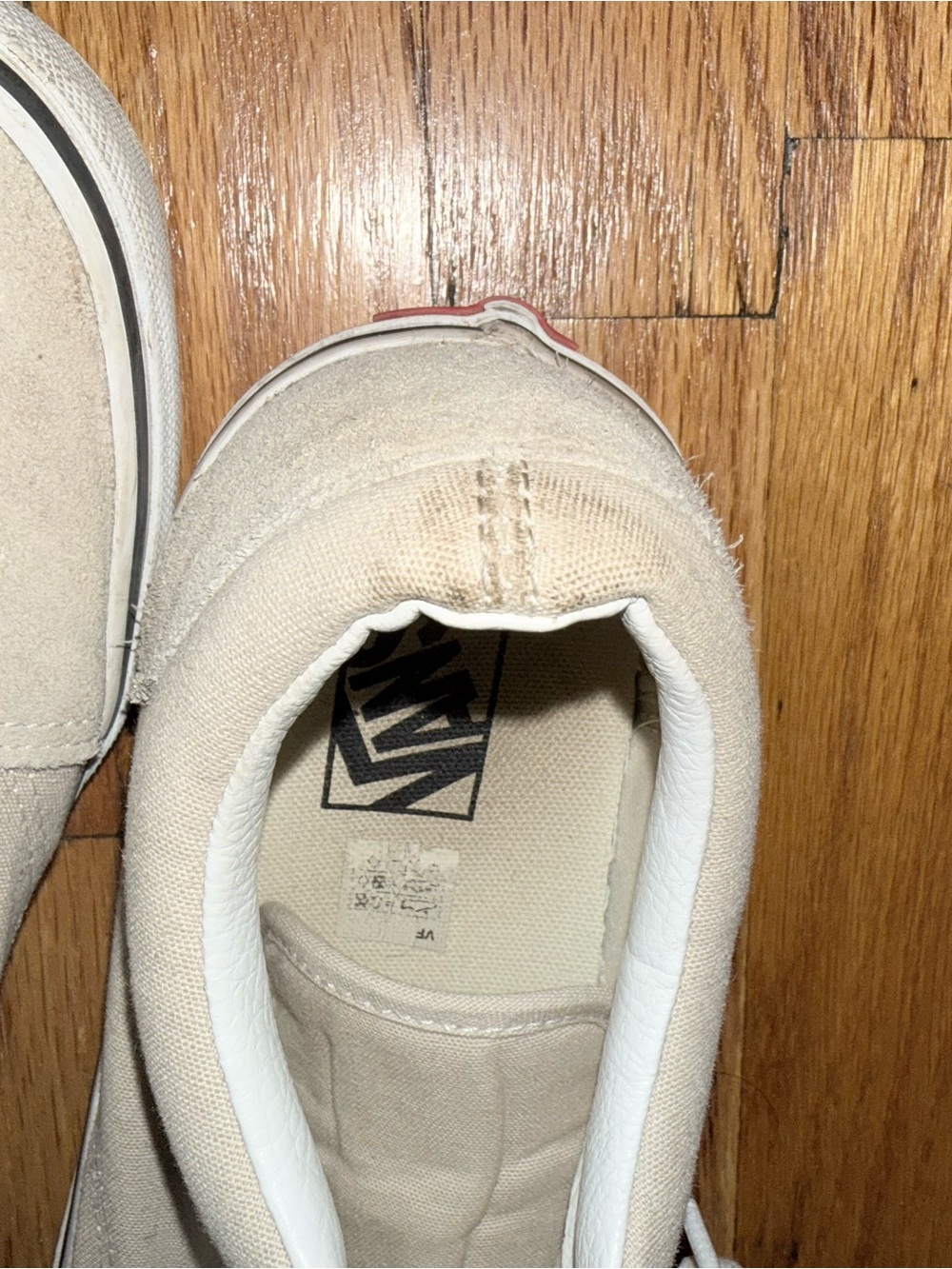 Vans Beige Old Skool Low-Top Sneakers with White Sidestripe - Picture 8 of 8